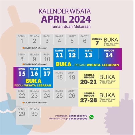 Jadwal Wisata April Mekarsari Taman Buah