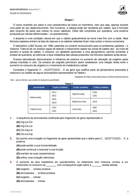 Ae Gfbf Dp Bio Grupo Banco De Exerc Cios Biogeo