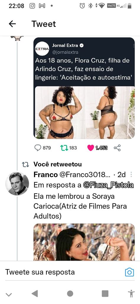 Tw Pornstars Pic Sorayacariocaatriz Twitter Povo Escroto