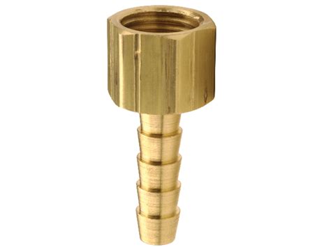 Hoseshop Brass Hose Barb X Fnpsm Swivel