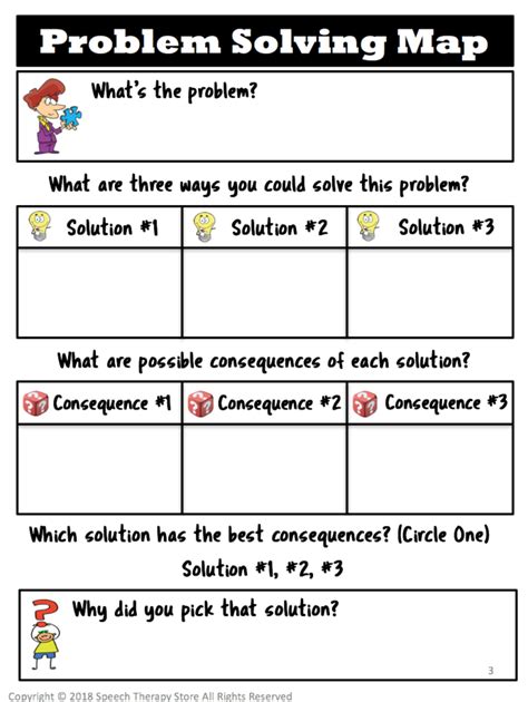 Problem Solving Life Skills Worksheets