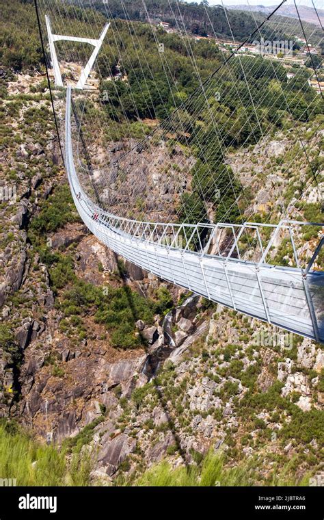 Arouca, Portugal - August 6, 2021 - The 516 Arouca Bridge, largest ...