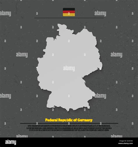 Mappa Politica Della Germania Immagini Vettoriali Stock Alamy