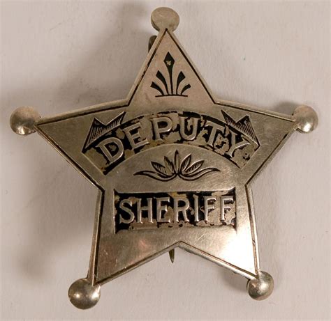 Early Deputy Sheriff badge from Denver, Colorado (112759)