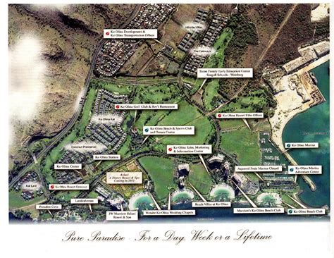 Ko Olina Aerial View Maps Provided By The Ko Olina Resort Joel Flickr