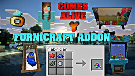 FURNICRAFT Y COMES ALIVE MOD MINECRAFT PE BEDROCK 1 17 1 18 YouTube