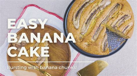 Quick And Easy Banana Cake Use Up Your Overripe Bananas With This 10