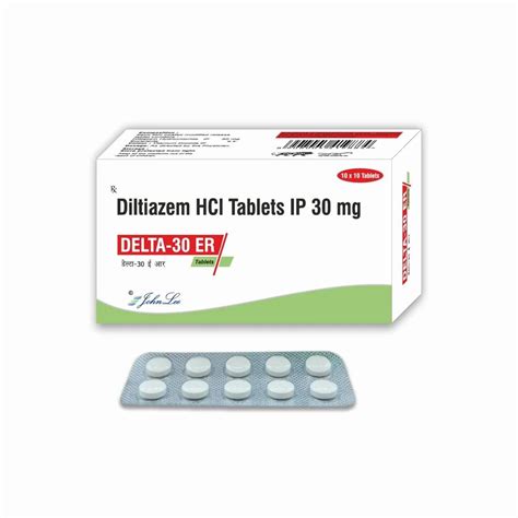 Delta Diltiazem Hcl Mg Tablets At Rs Stripe Blood Pressure