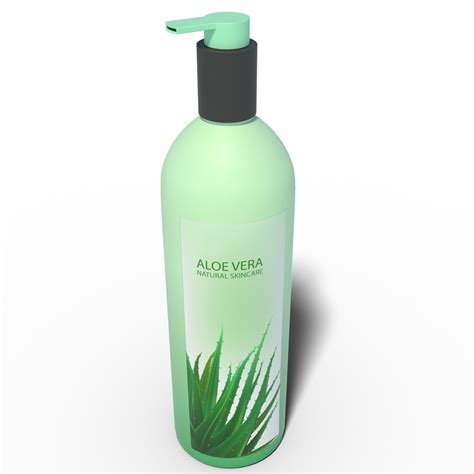 Body Lotion Aloe Vera D Model Turbosquid