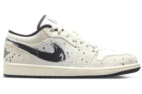 Restock Air Jordan 1 Low Brushstroke — Sneaker Shouts