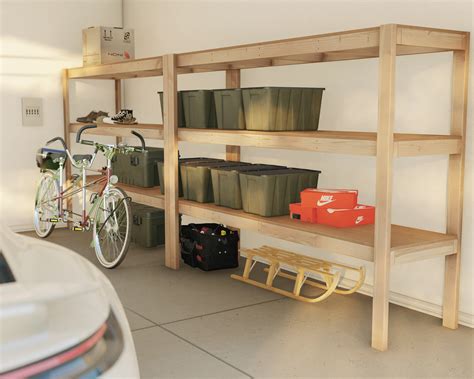 Simple Garage Shelving Ideas