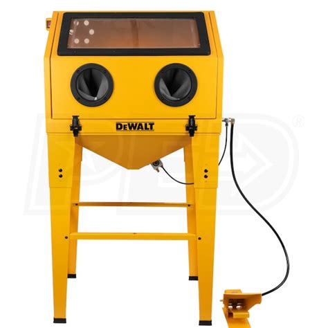 DeWalt DXCM009 0370 Top Abrasive Blast Cabinet W Dust Vacuum Foot Pedal