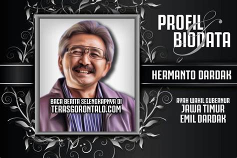 Profil Dan Biodata Hermanto Dardak Ayah Wakil Gubernur Jatim Emil