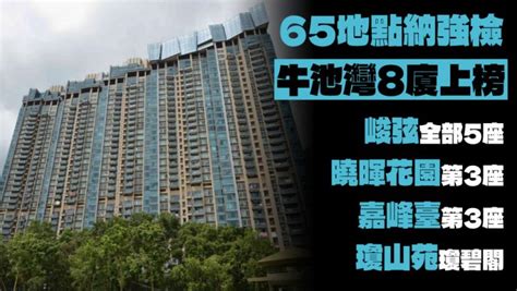 65地點納強檢牛池灣8廈上榜 包括峻弦全部5座涉污水陽性（附名單） 星島日報