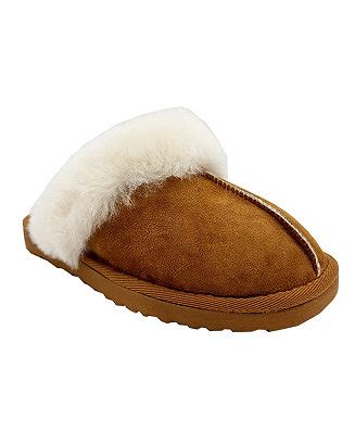 Women's Sheepskin Slip-on Slippers - Macy's