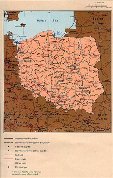 Poland Country Map - Poland • mappery