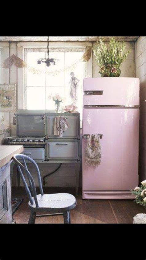 Pin By Laura Rohlfing On Vintage House Pink Fridge Pink