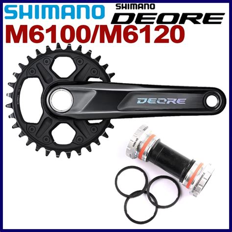 Shimano DEORE M6100 M6120 Crankset 1x12 Speed MT510 Crankset 170mm