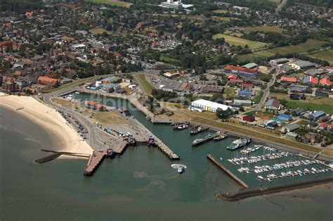 Wyk auf Föhr aus der Vogelperspektive Hafen Wyk auf Föhr