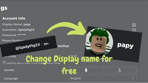 How To Change Your Display Name In Roblox April 2021 YouTube