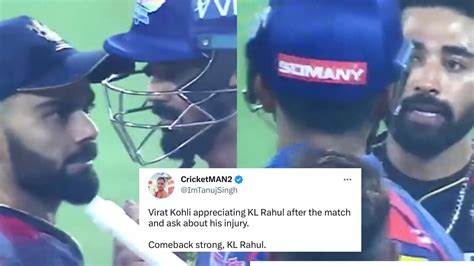 Fans Laud Virat Kohli Siraj For Asking KL Rahul If He Is Alright