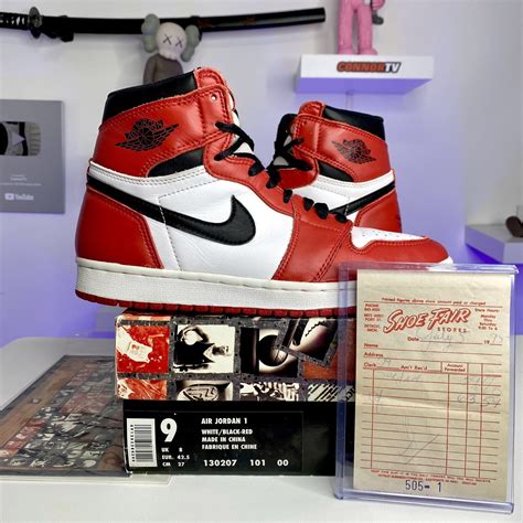 1994 Air Jordan 1 Chicago VINTAGE Retro High - SIZE 9… - Gem