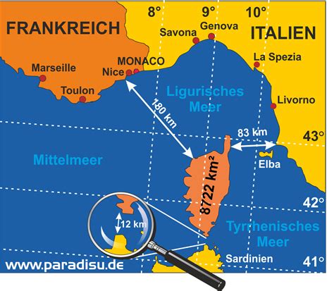 Korsika Steckbrief Paradisu der grosse Reiseführer für Korsika