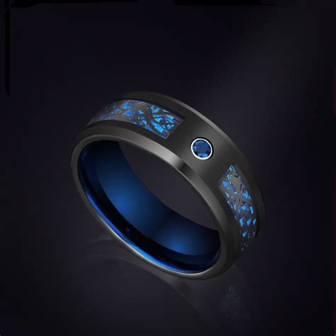 Engravable Cool Promise Ring For Men In Tungsten