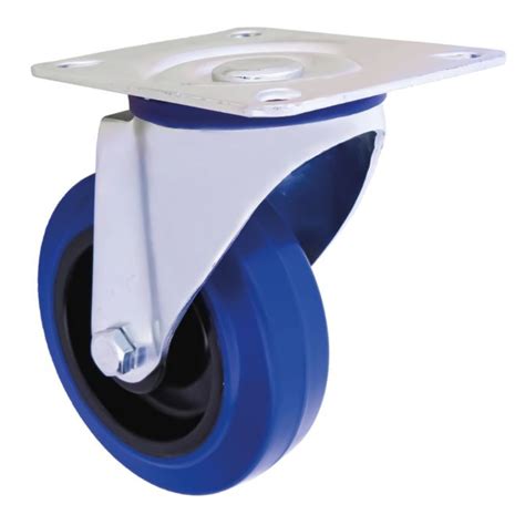 Roda C Placa Girat 2700 100x32 Azul Amig