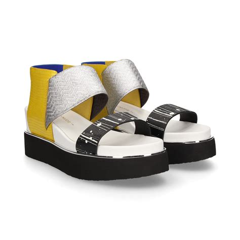 UNITED NUDE Wedge sandalen für Damen RICO SANDAL AMARILLO