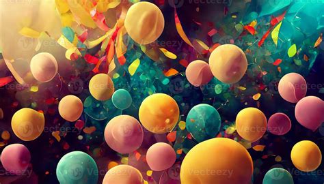 Original Colorful confetti as abstract party wallpaper background ...