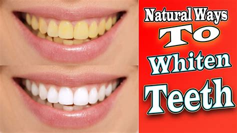 How To Whitening Your Teeth At Home 7 Natural Ways To Whiten Teeth At Home Youtube