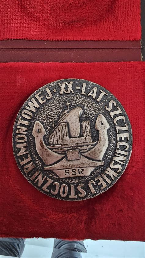 Medal rocznicy stoczni Szczecin Poznań Grunwald OLX pl