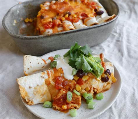 Enchiladas Med Kylling Mexicansk Aftensmad Mummum Dk