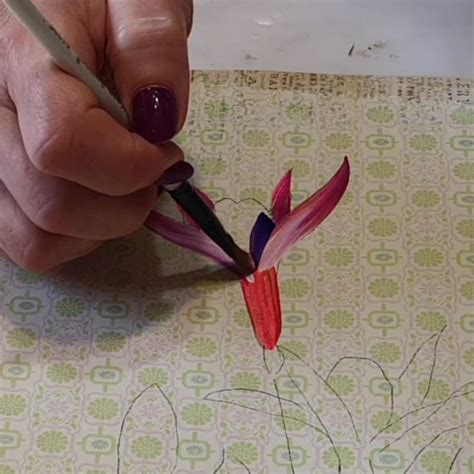 Aprende A Pintar La Flor De La Aljaba De Una Forma Descontracturada Y