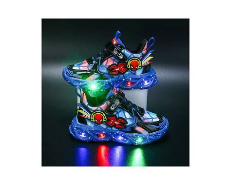 Spiderman Led Light Up Shoes For Boys | The Bobo Store