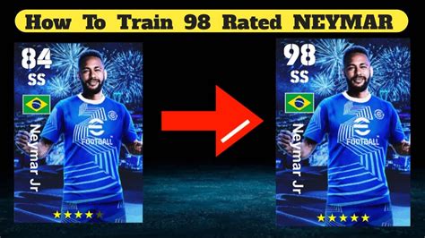 How To Train Neymar Jr Max Level In Efootball 2024 How To Max Neymar