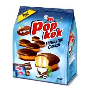 36 gr Eti Popkek Mini Hindistan Cevizli Kek Kaç Kalori kackalori