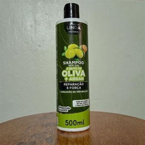 Shampoo Sem Sal Azeite De Oliva Argan Sallon Linda 500ml No Shoptime