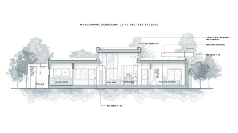 60 Architectural Trees Brush Set (Photoshop) | Learn Architecture Online