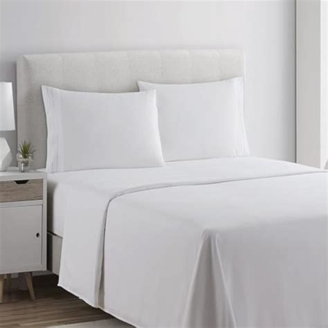 Bed Sheet Set 1800 3 Line Twin White Clara Clark Twin Kroger