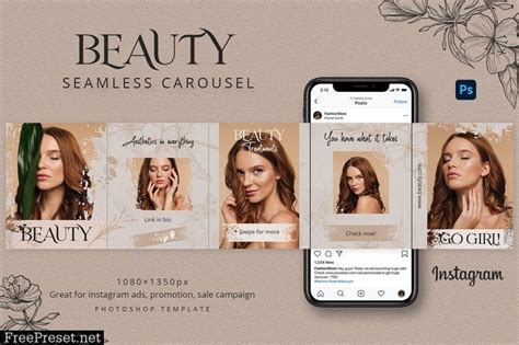 Beauty Seamless Instagram Carousel Mlcg Jz