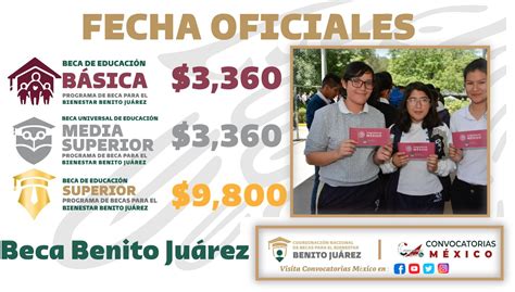 Ya Disponibles Fechas Oficiales De Pagos Becas Benito Ju Rez