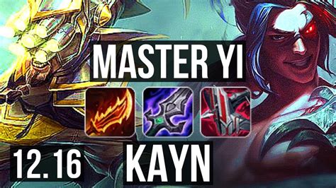 MASTER YI Vs KAYN JNG Rank 5 Yi Quadra 2 2M Mastery 66 Winrate