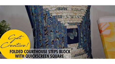 Creative Project Folded Courthouse Steps Block With Quickscreen Square