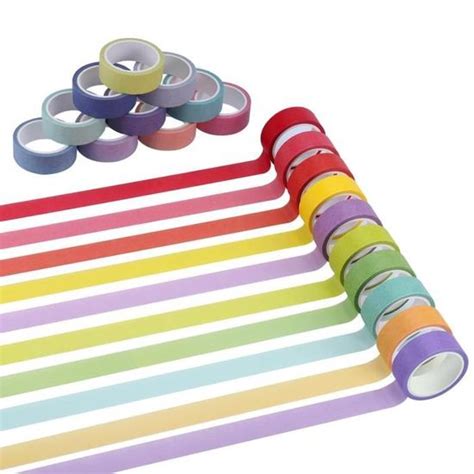 Kssvzz Washi Tape Rouleaux Masking Tape M Mm Ruban Adh Sif