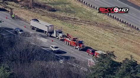 Tractor Trailer Crash In Bolton Temporarily Closes I 495 During Morning Commute Boston News