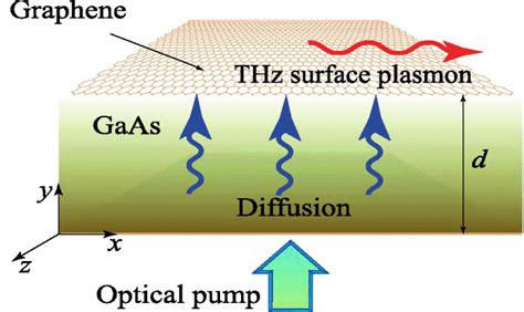 Diffusion Pumping Of THz Plasmons In Graphene The Electron Hole Pairs