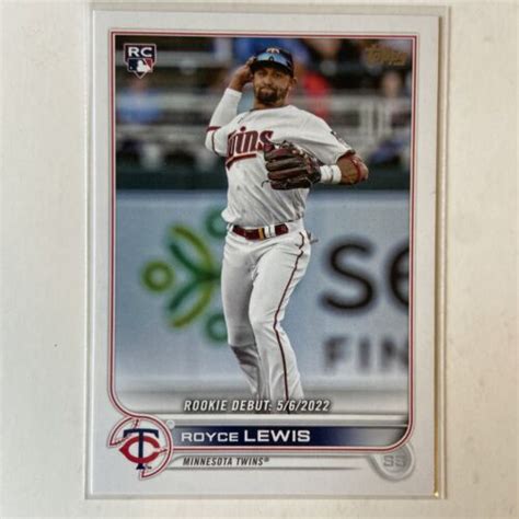 Royce Lewis Topps Update Rc Rookie Debut Rc Qty Minnesota Twins