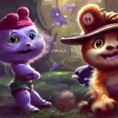 Teemo From League Of Legends Artwork By Martin Stable Diffusion